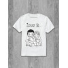 Tricou Dragostea este... Povestea noastră bumbac